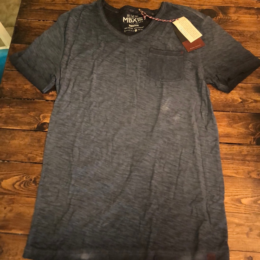 NWT MENS MBX BLUE T SHIRT